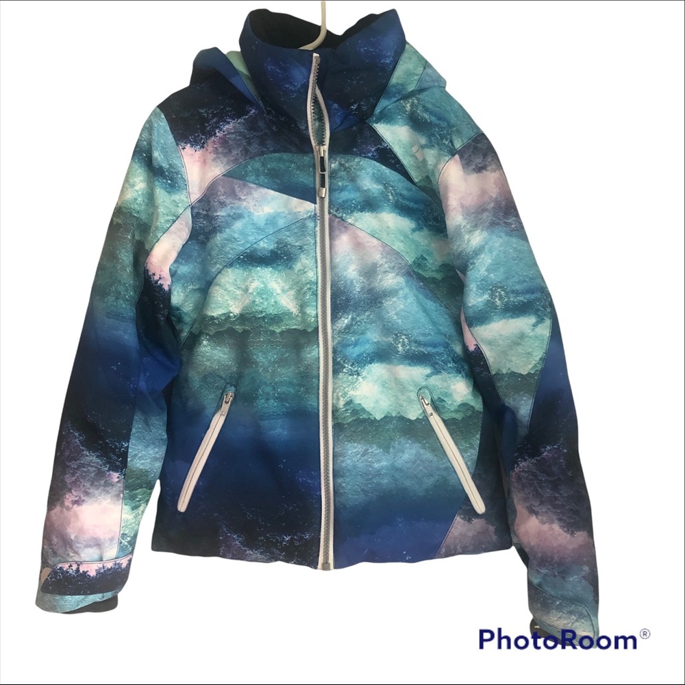 Obermeyer Tabor Watercolor Ski Coat Jacket